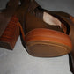 Chloé Pre-Fall 2014 Leather Wrap Heels (37.5)