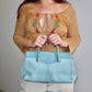 Tod’s Blue Cowhide Bag