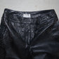 Philosophy di Alberta Ferretti Embroidered Leather Trousers