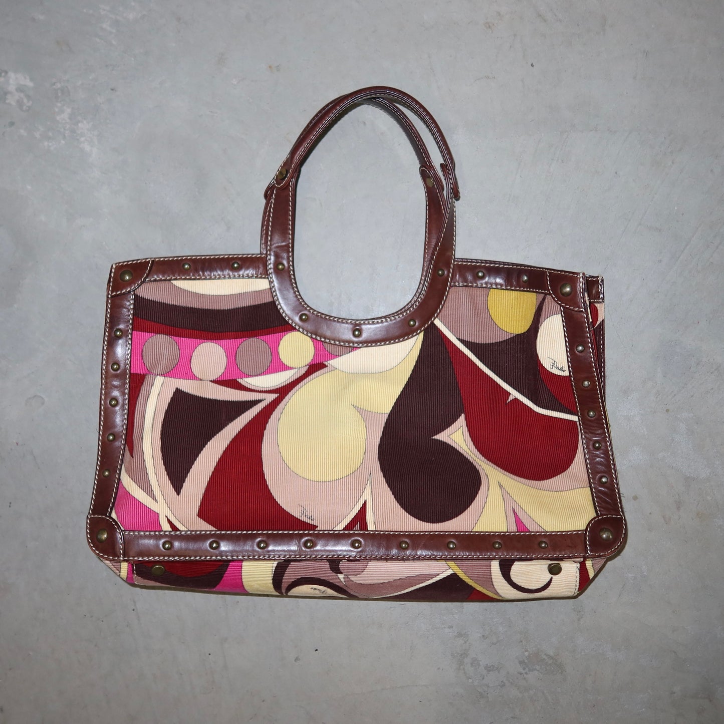 Emilio Pucci Corduroy Bag