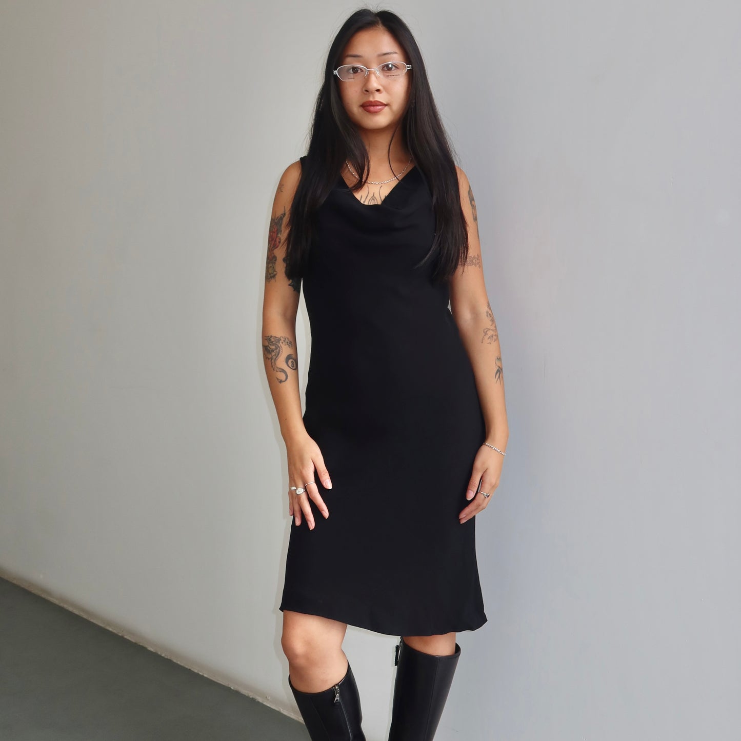 Yves Saint Laurent 1994 Silk Dress