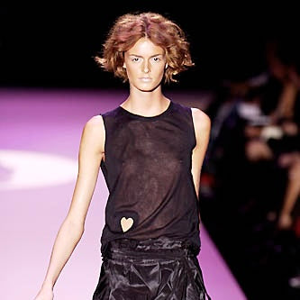 Gucci SS2002 Heart Cut Out Tank