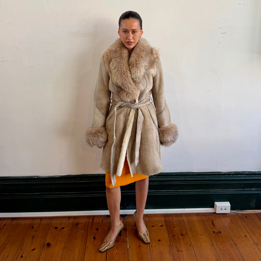 Vintage Shearling and Fur Coat