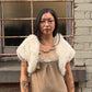 Vintage White Rabbit Bolero