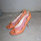 Prada Orange Patent Heels (39)