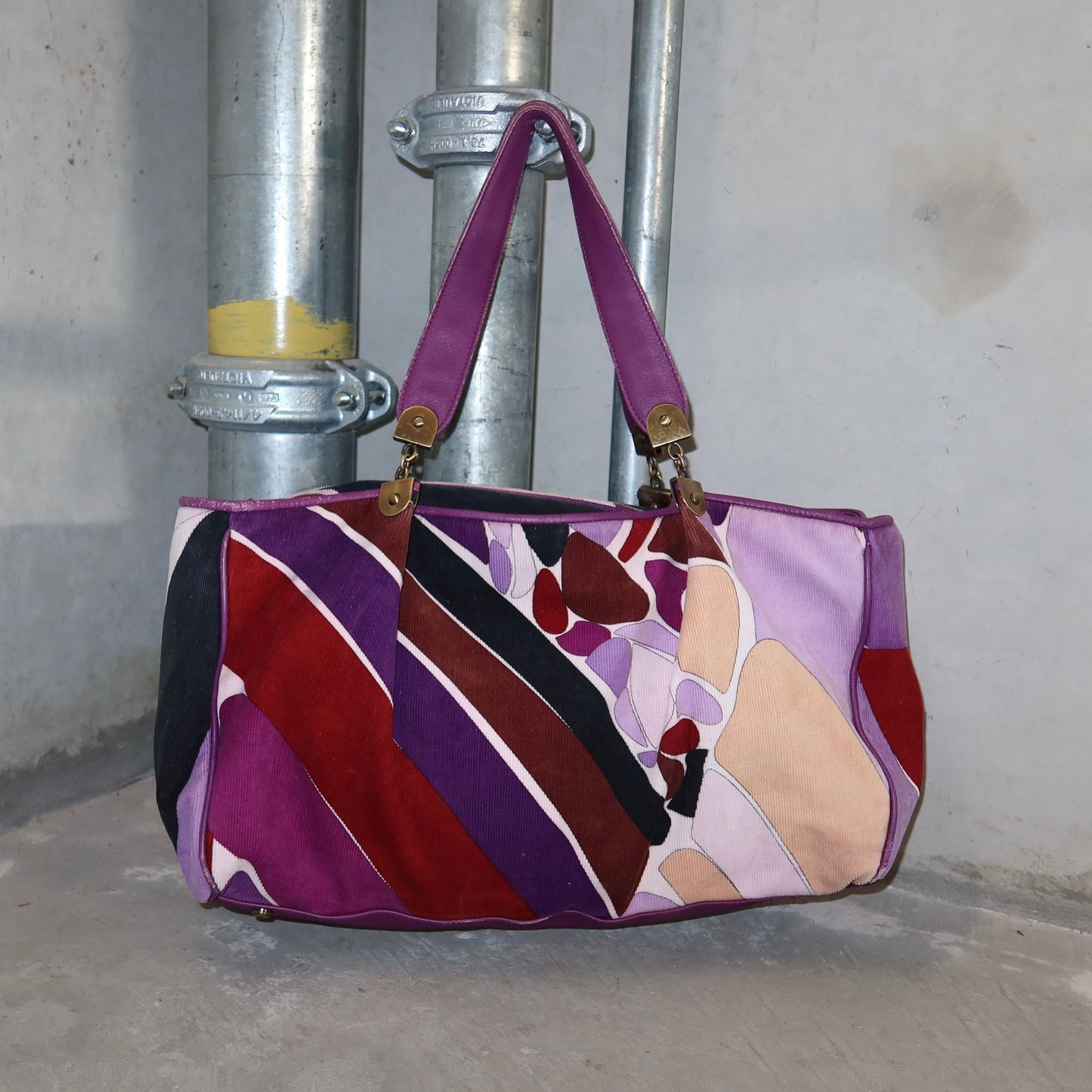 Emilio Pucci AW2005 Large Corduroy Tote