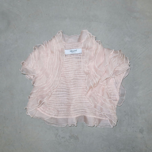 Blugirl by Blumarine Pink Ruffle Bolero