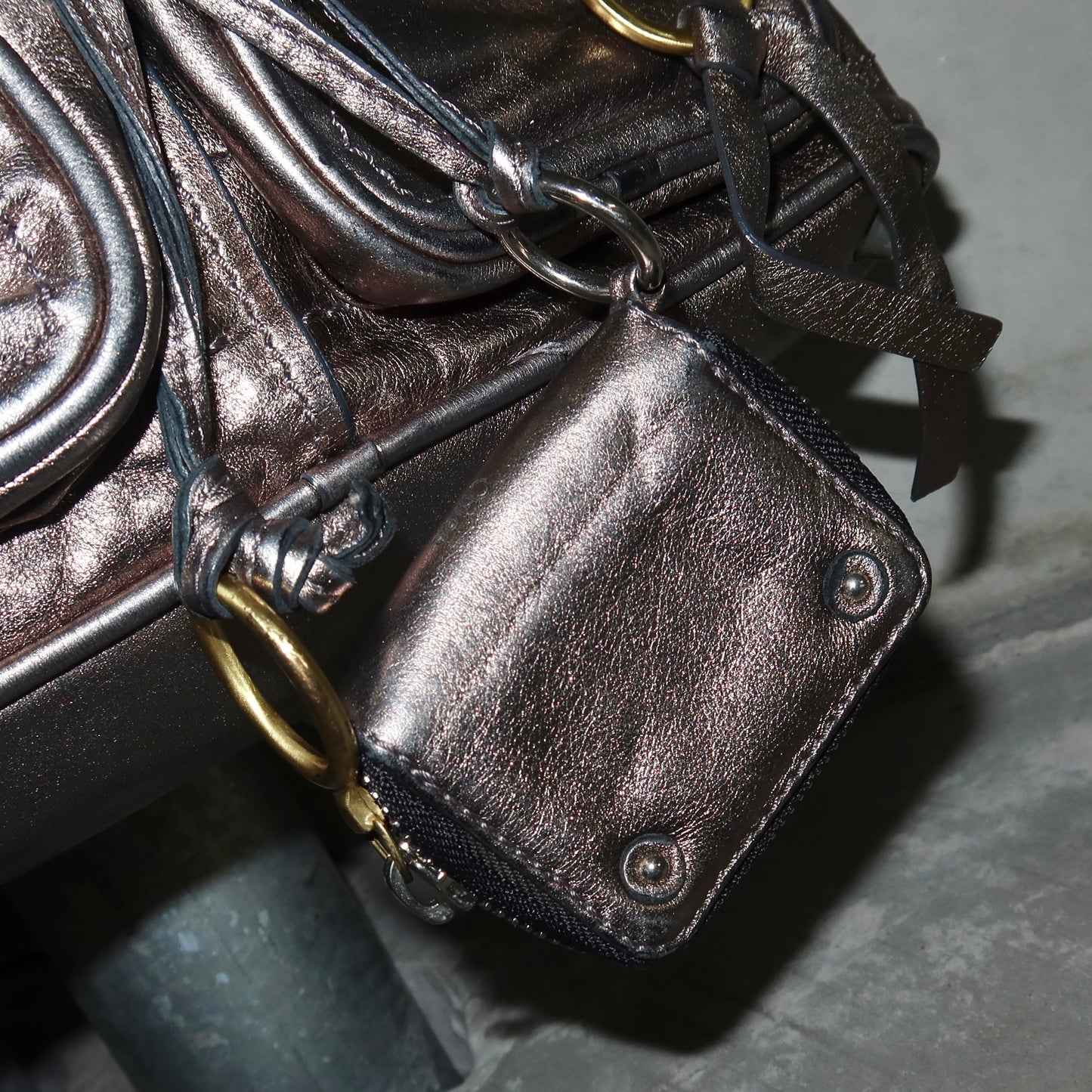 Chloé Metallic Betty Bag with Mini Pouch