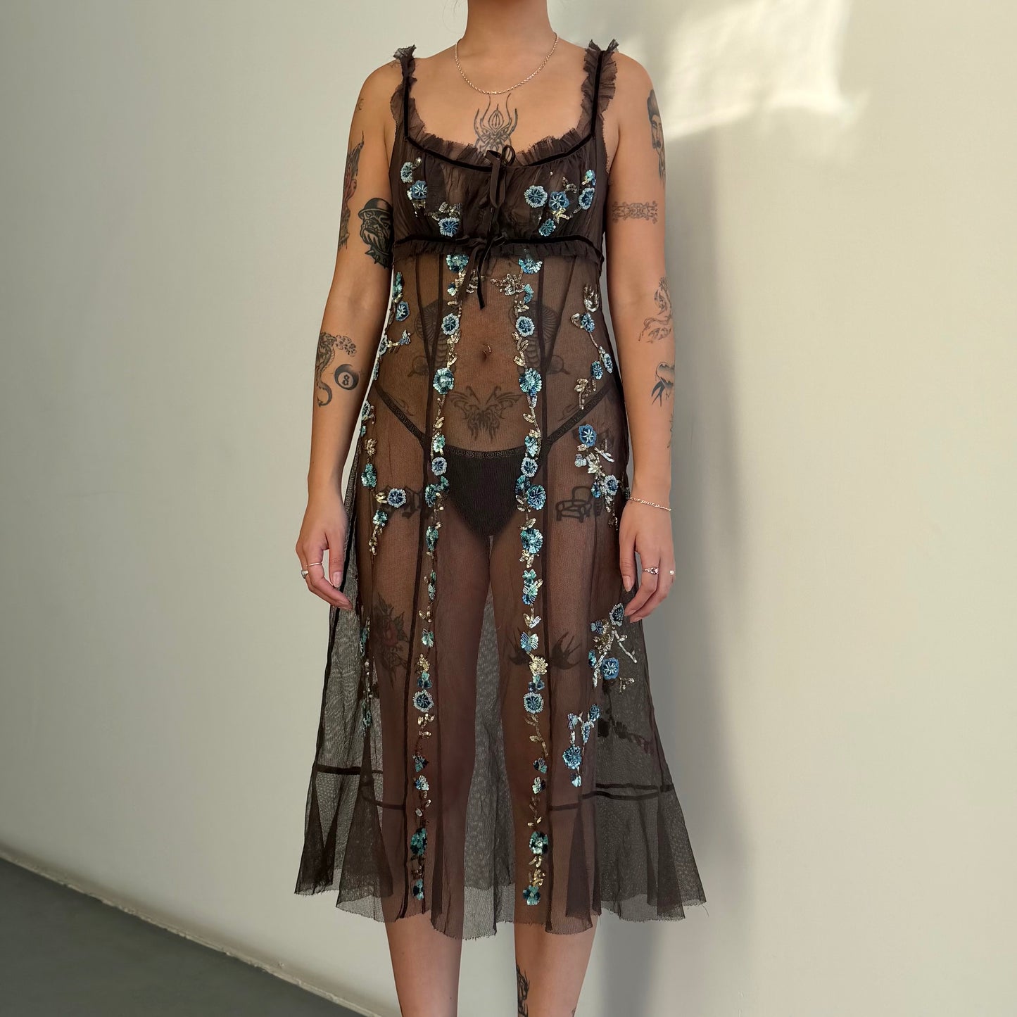 Alberta Ferretti Embellished Dress