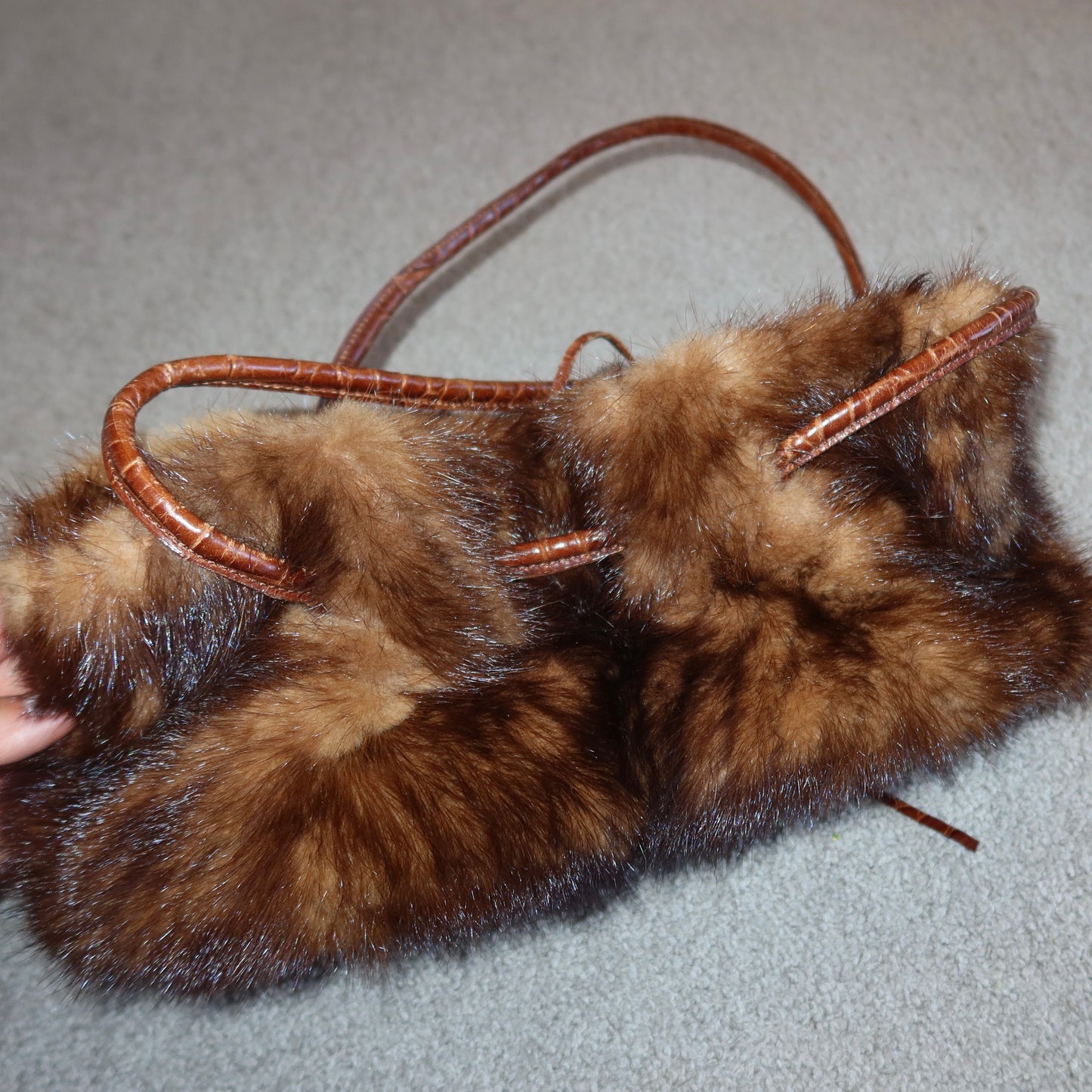Paolo Masi Real Fur Bag