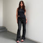 Plein Sud Leather Trousers
