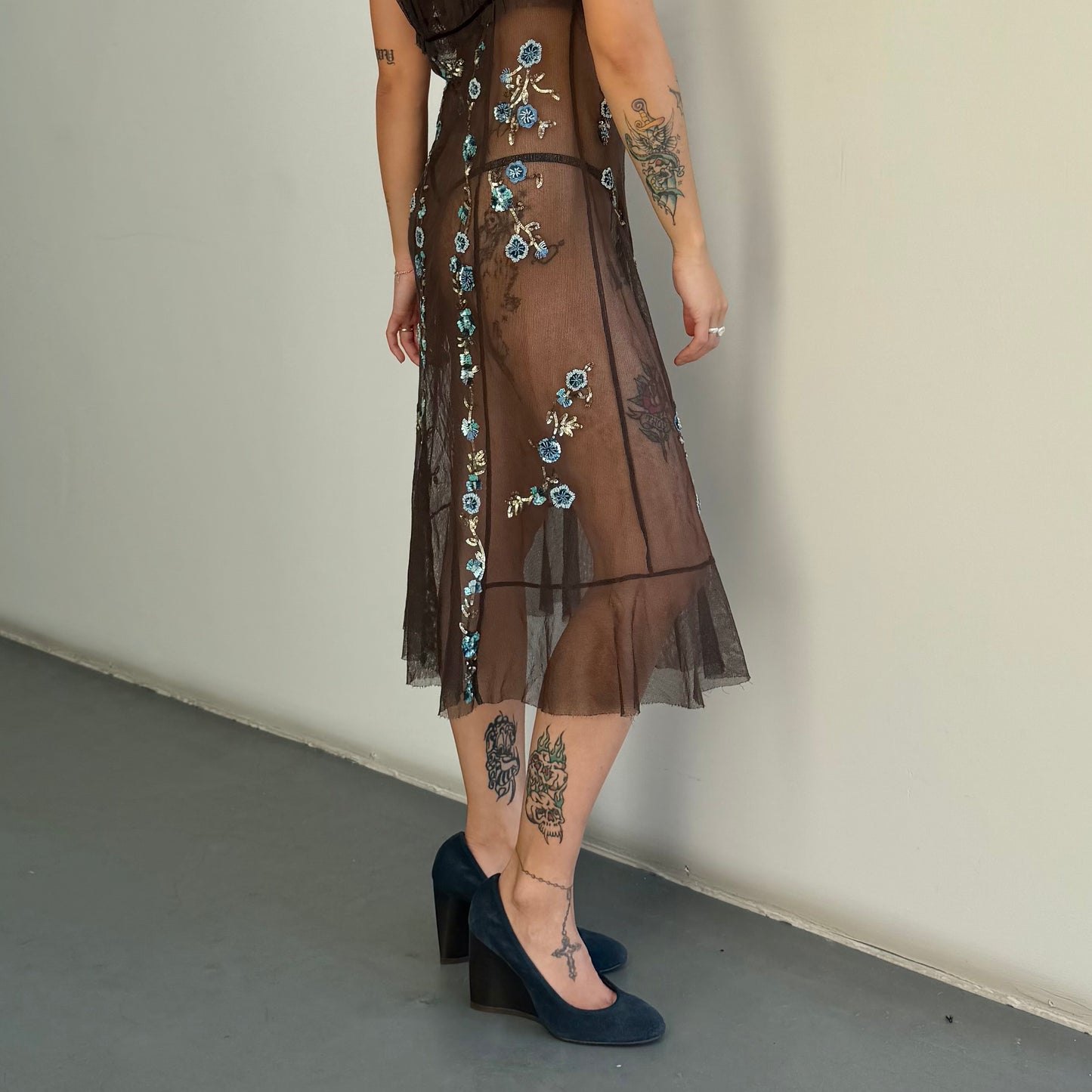 Alberta Ferretti Embellished Dress