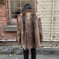 Vintage Raccoon Fur Coat