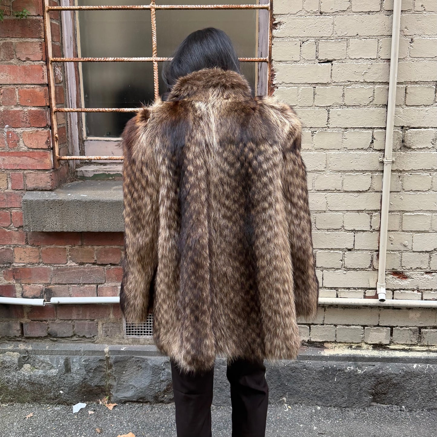 Vintage Raccoon Fur Coat