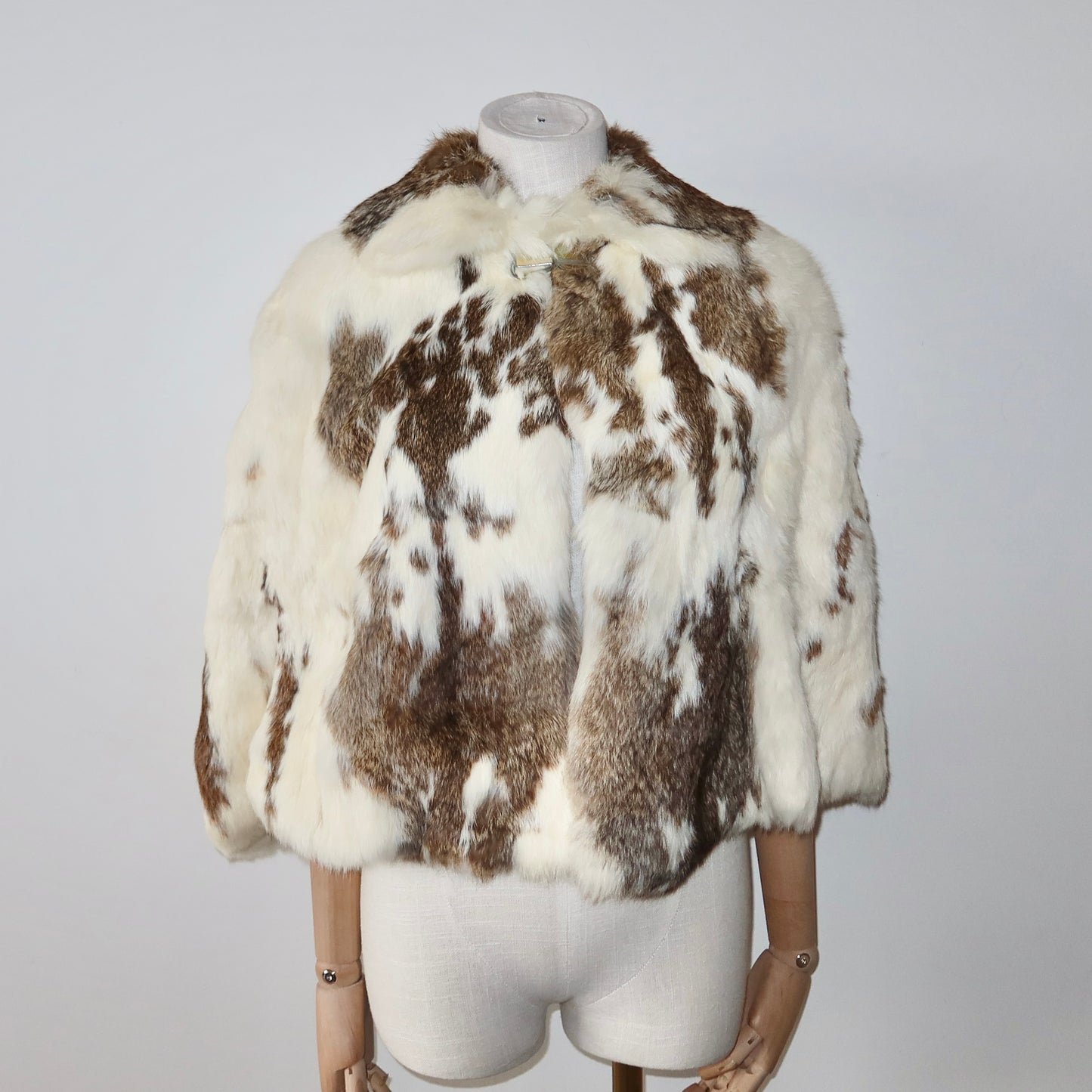 Vintage Rabbit Fur Cape