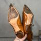 Dior by Galliano Cognac Leather Boots (37)
