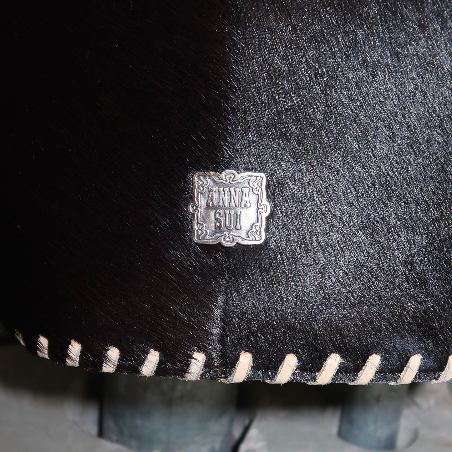 Anna Sui Cowhide Bucket Bag