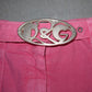 D&G Pink Capris with Belt