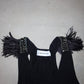 Emilio Pucci 2007 Feather Shoulder Vest