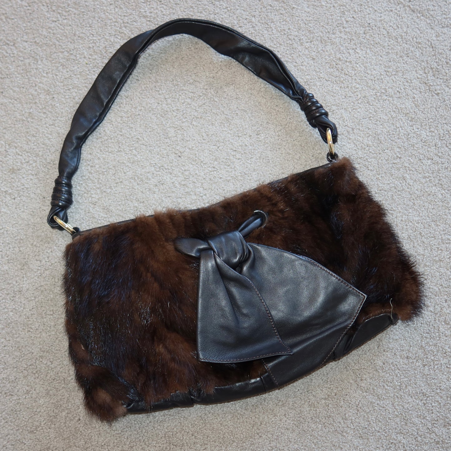 Paolo Masi Real Fur Bag