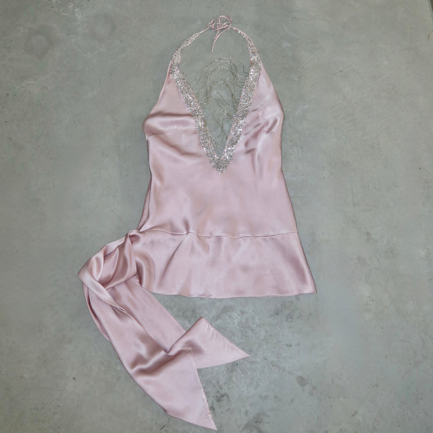 Ruth Tarvydas Silk Micro Dress