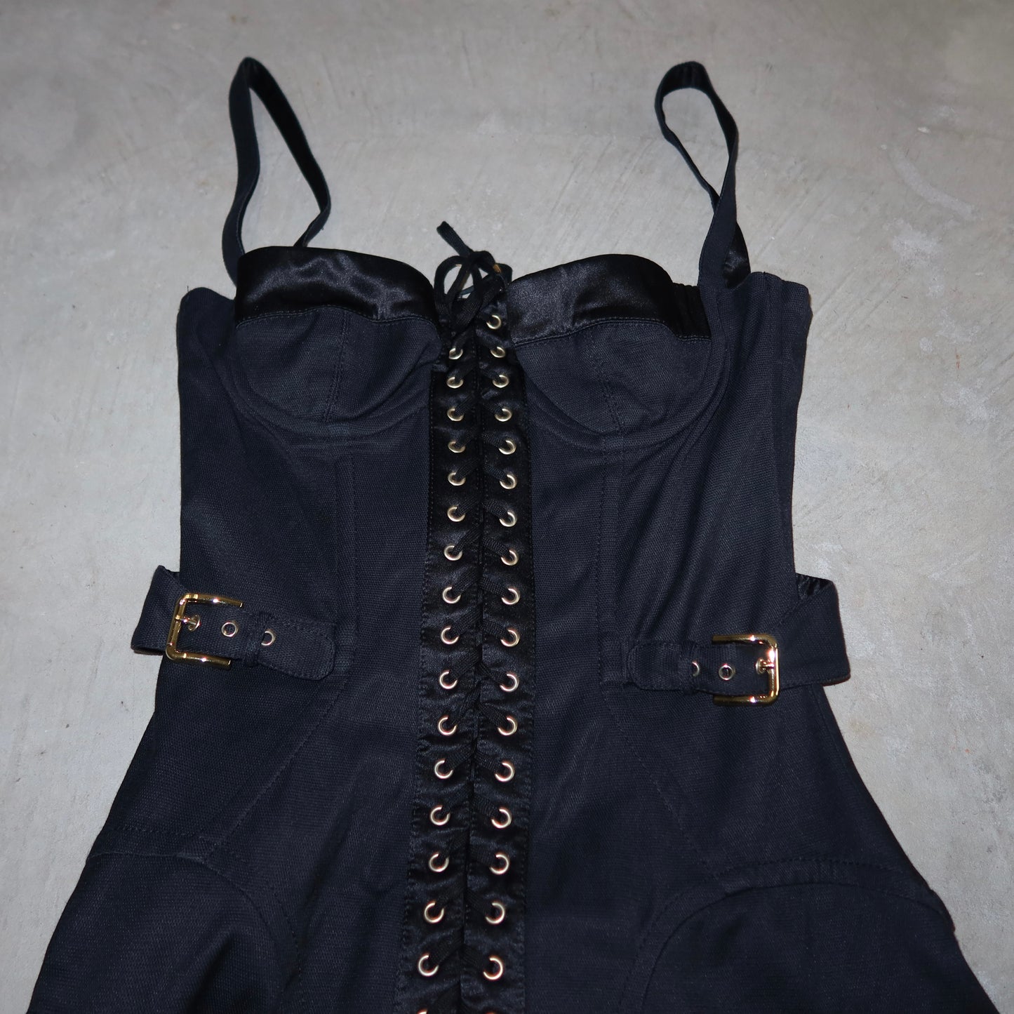 Dolce & Gabbana SS2007 Corset Lace Up Dress