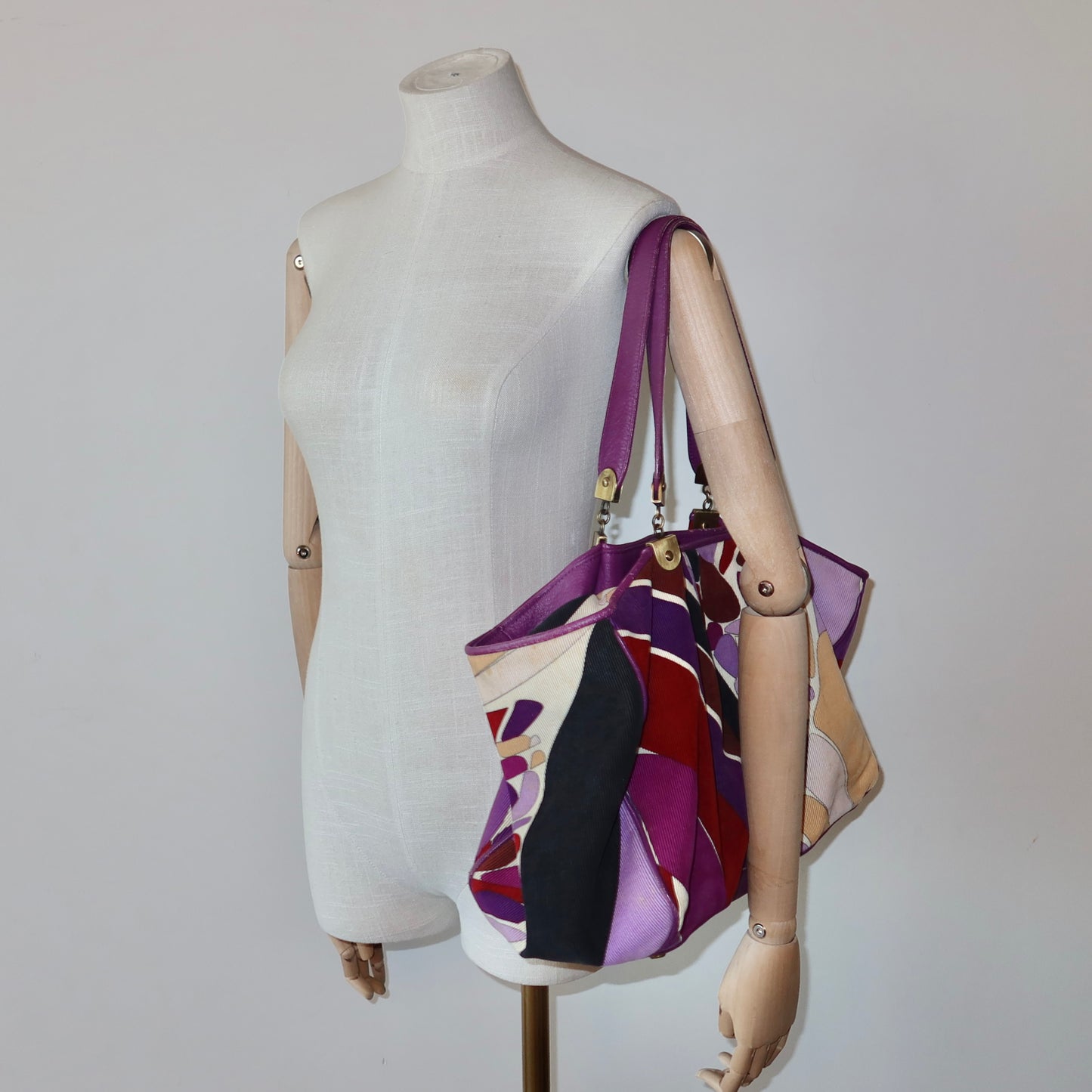 Emilio Pucci AW2005 Large Corduroy Tote