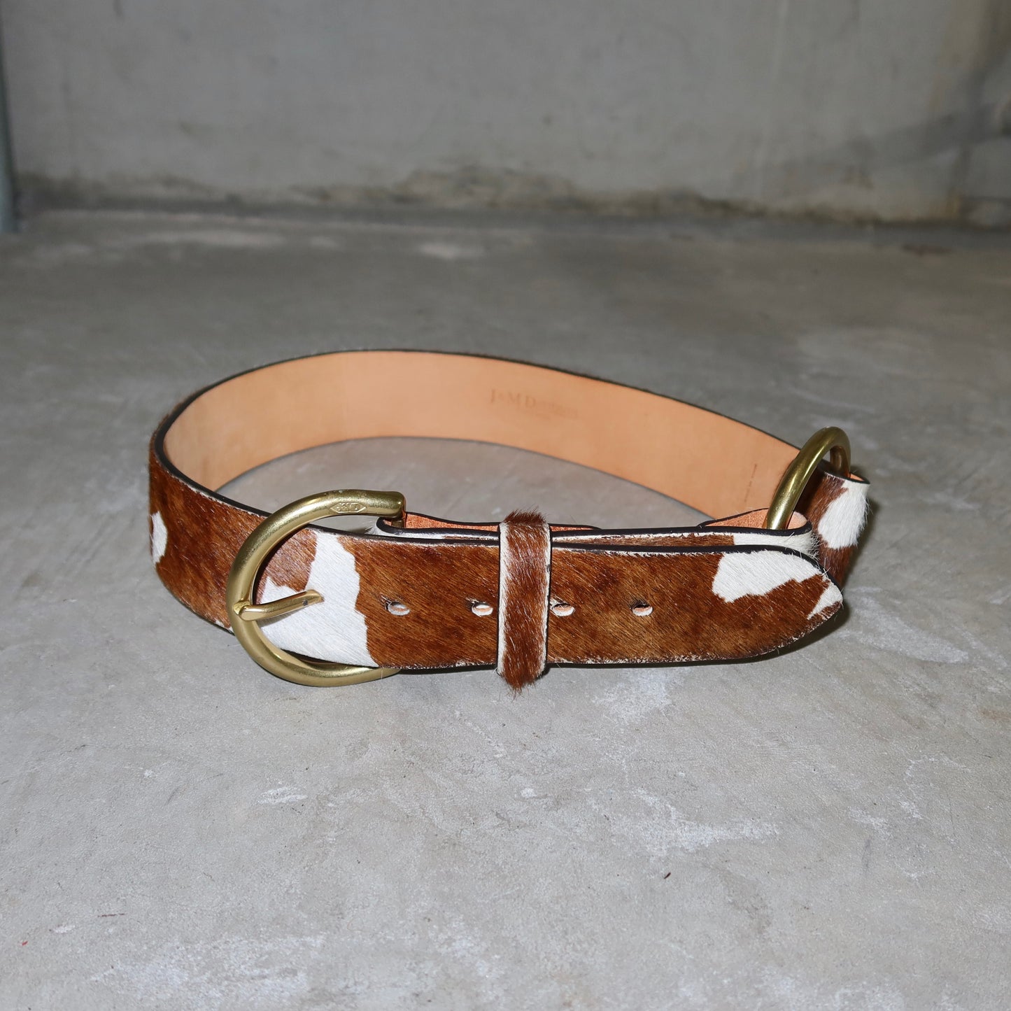 J&M Davidson Cowhide Belt