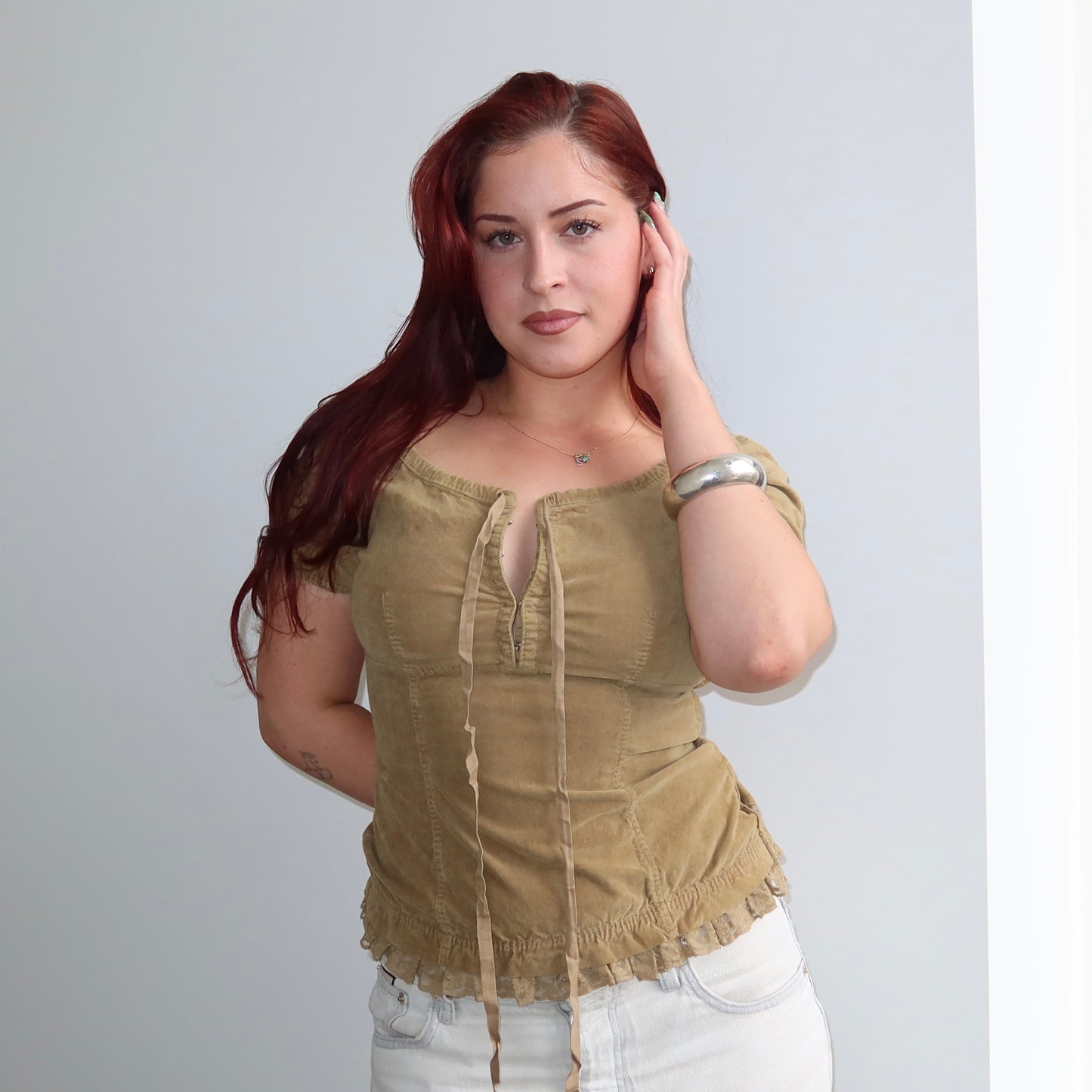 Miu Miu Corduroy Top