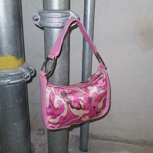 Emilio Pucci Pink Satin Handbag