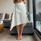 Marni White Twill Handkerchief Skirt