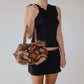 Paolo Masi Brown Fox Fur Bag