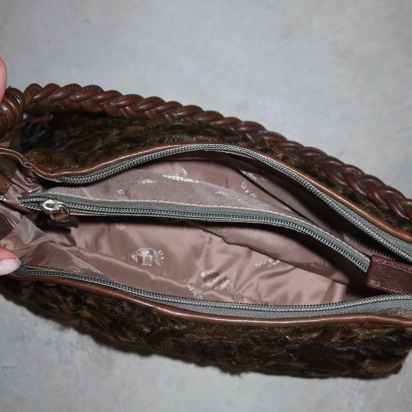 Paolo Masi Real Fur Bag