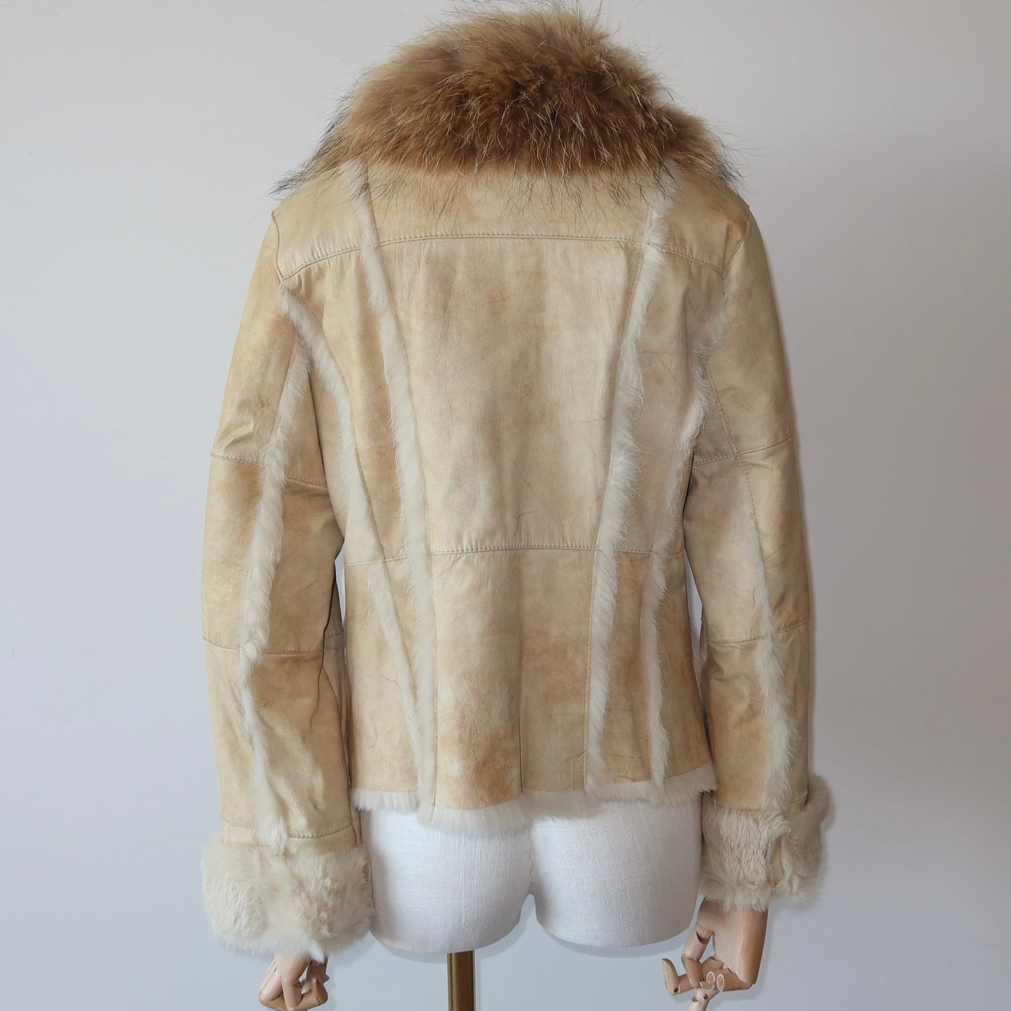 Vintage Leather and Fur Jacket