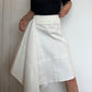 Marni White Twill Handkerchief Skirt