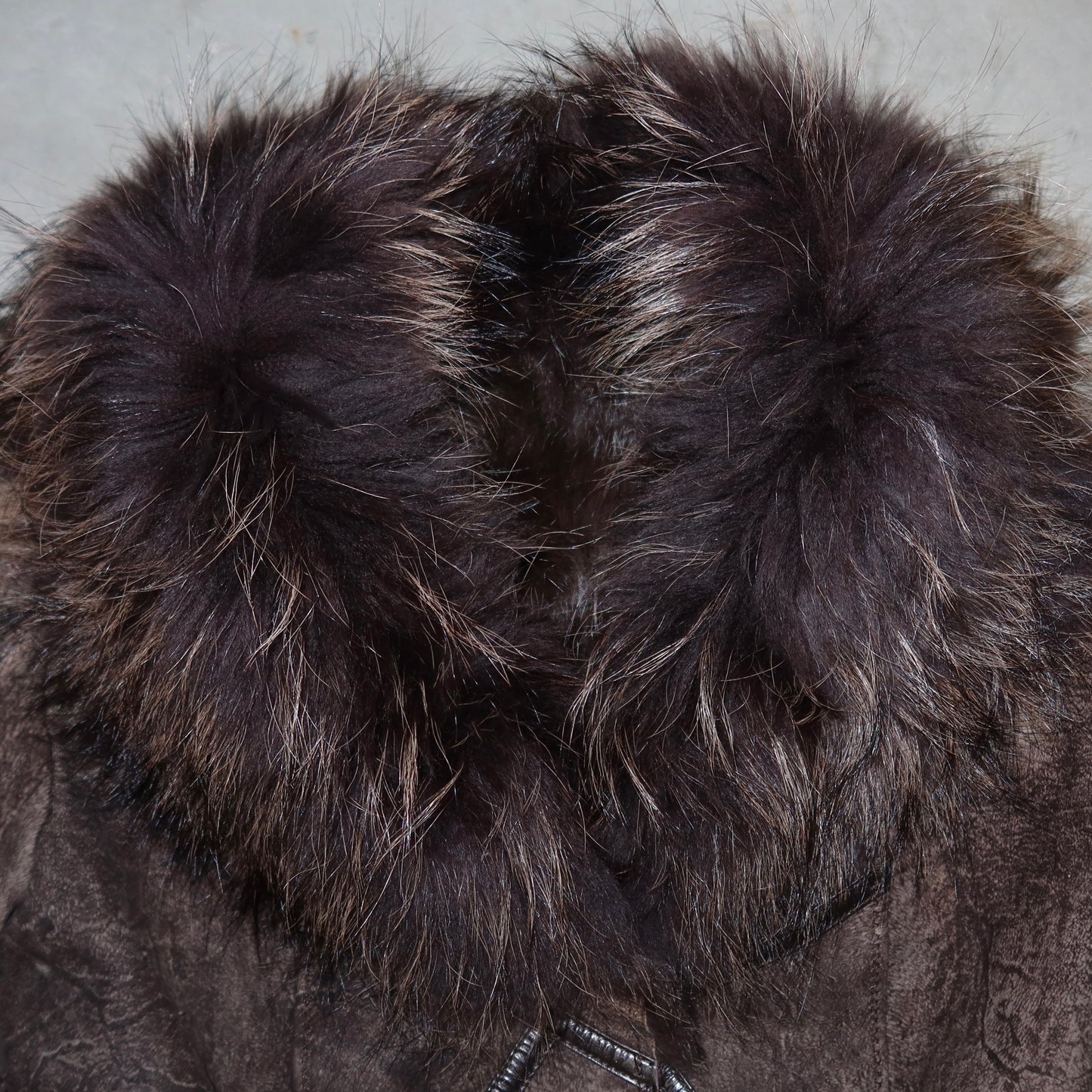 Vintage Leather and Fur Jacket
