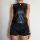 Prada Leather Tank Top