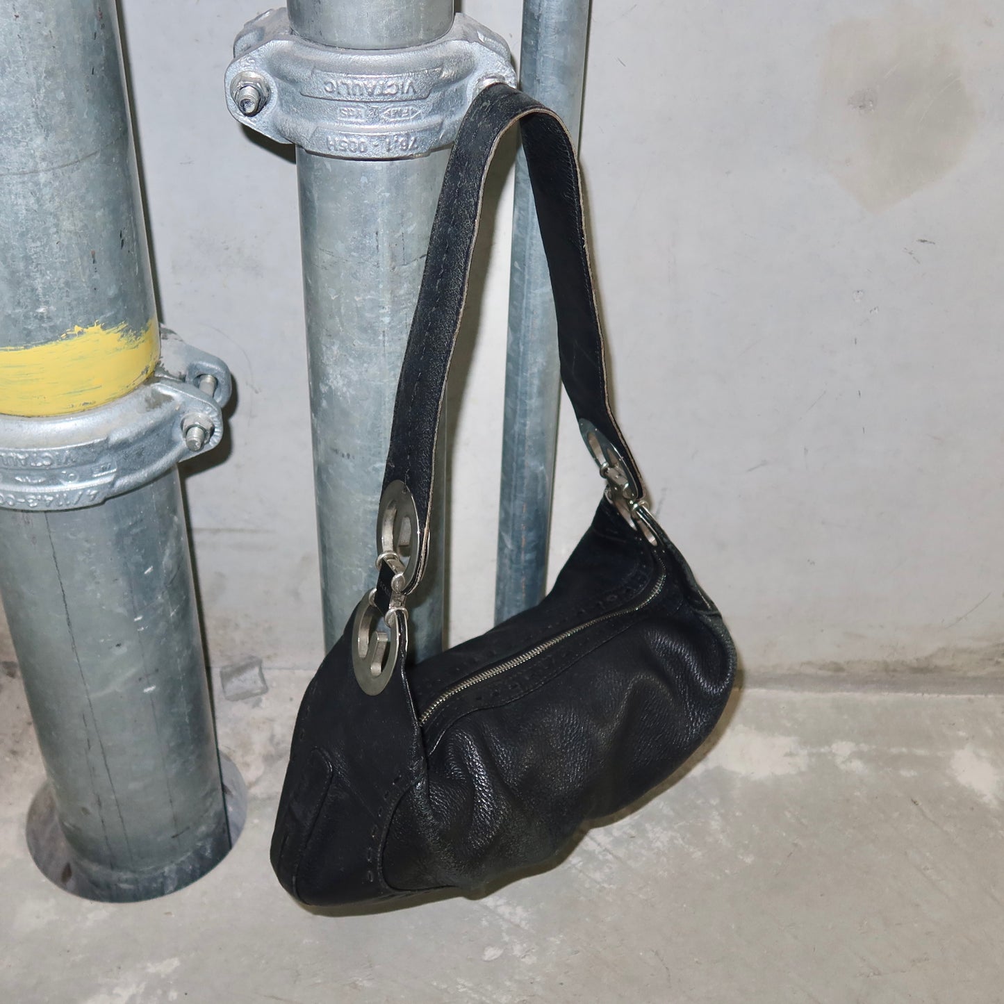 Escada Black Leather Bag