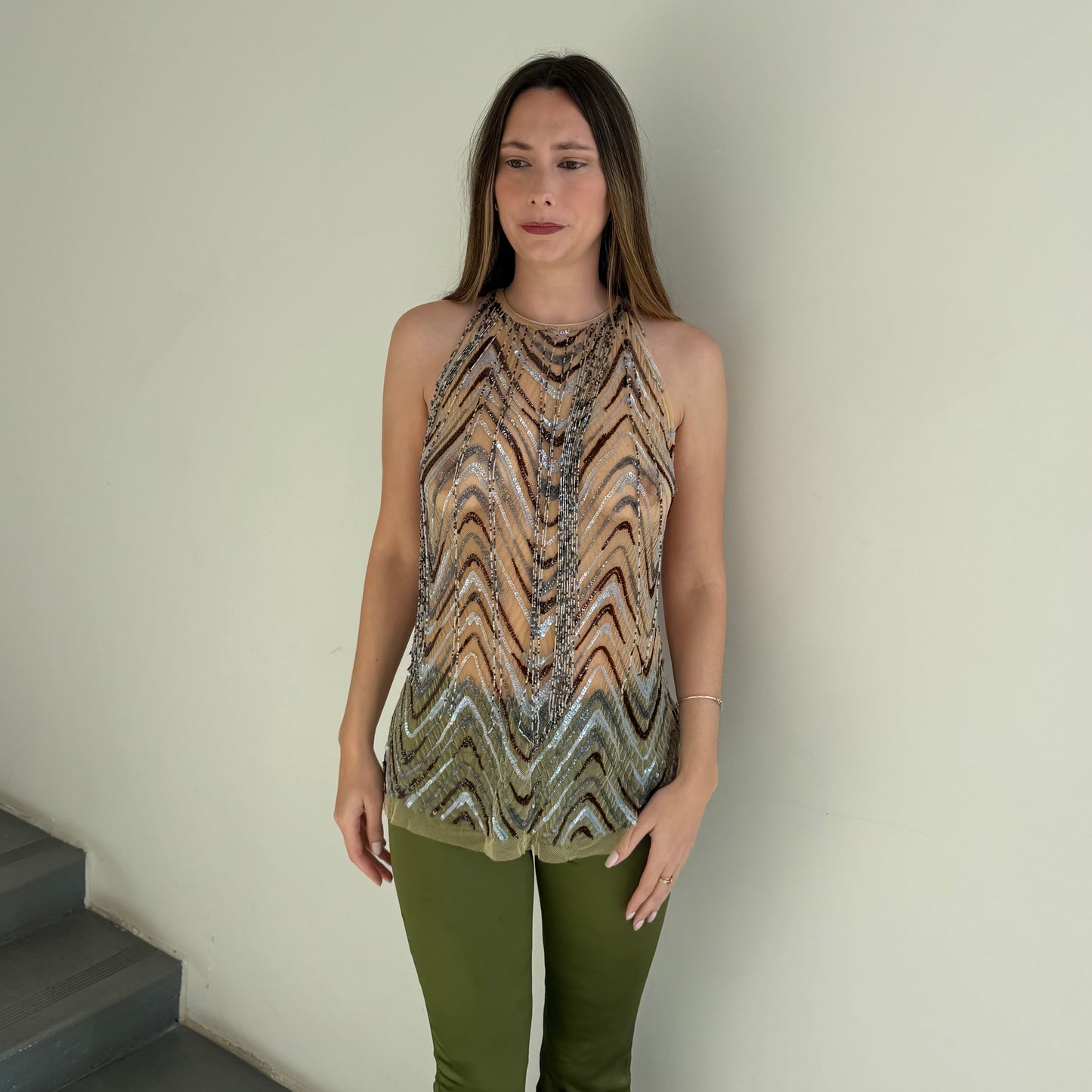 Missoni Beaded Top