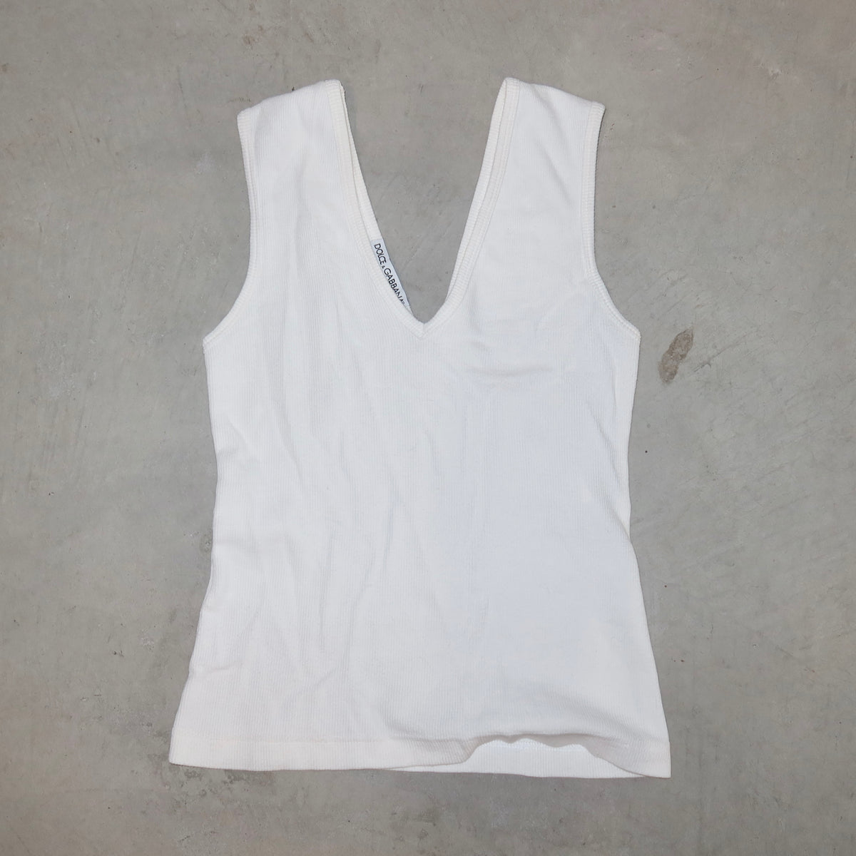Dolce & Gabbana Rib Tank