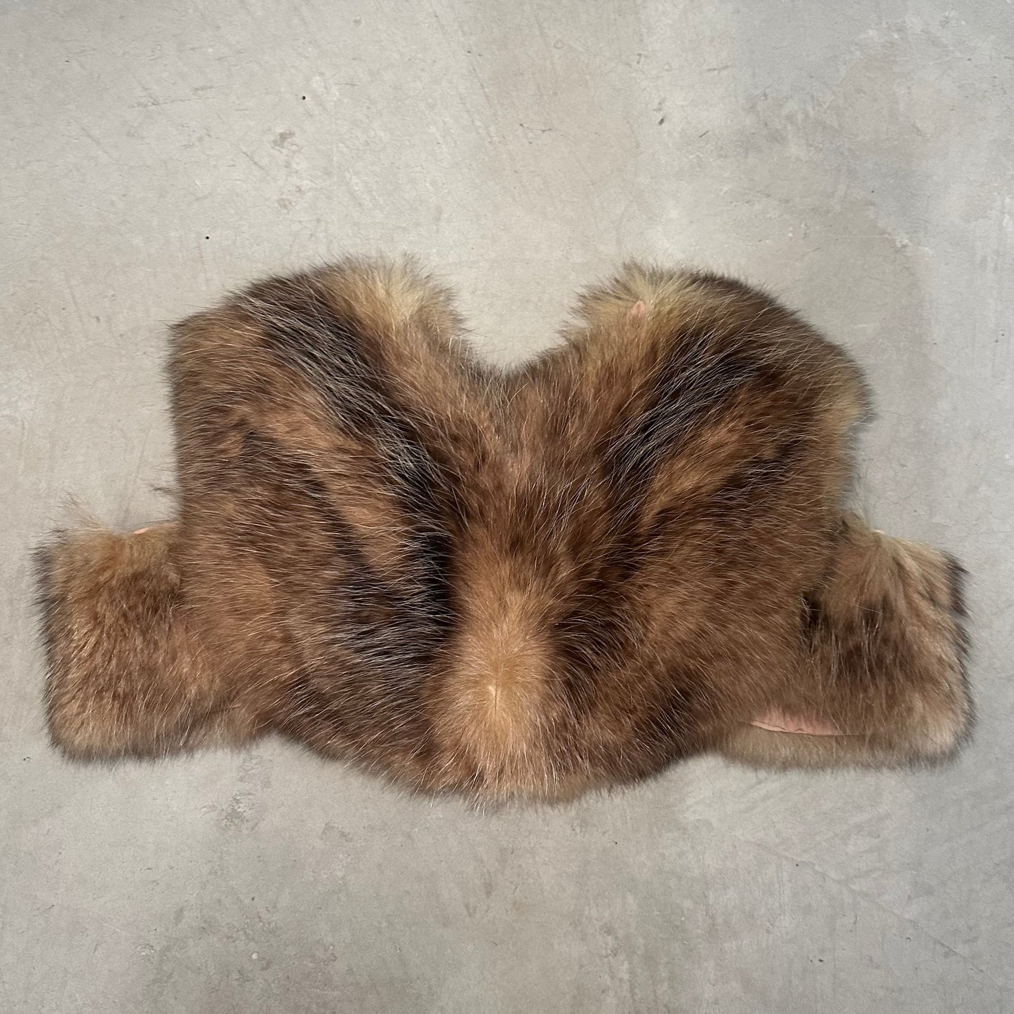 Chloe FW2012 Opossum Fur and Silk Vest