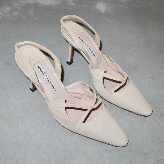 Manolo Blahnik Slingbacks (36.5)