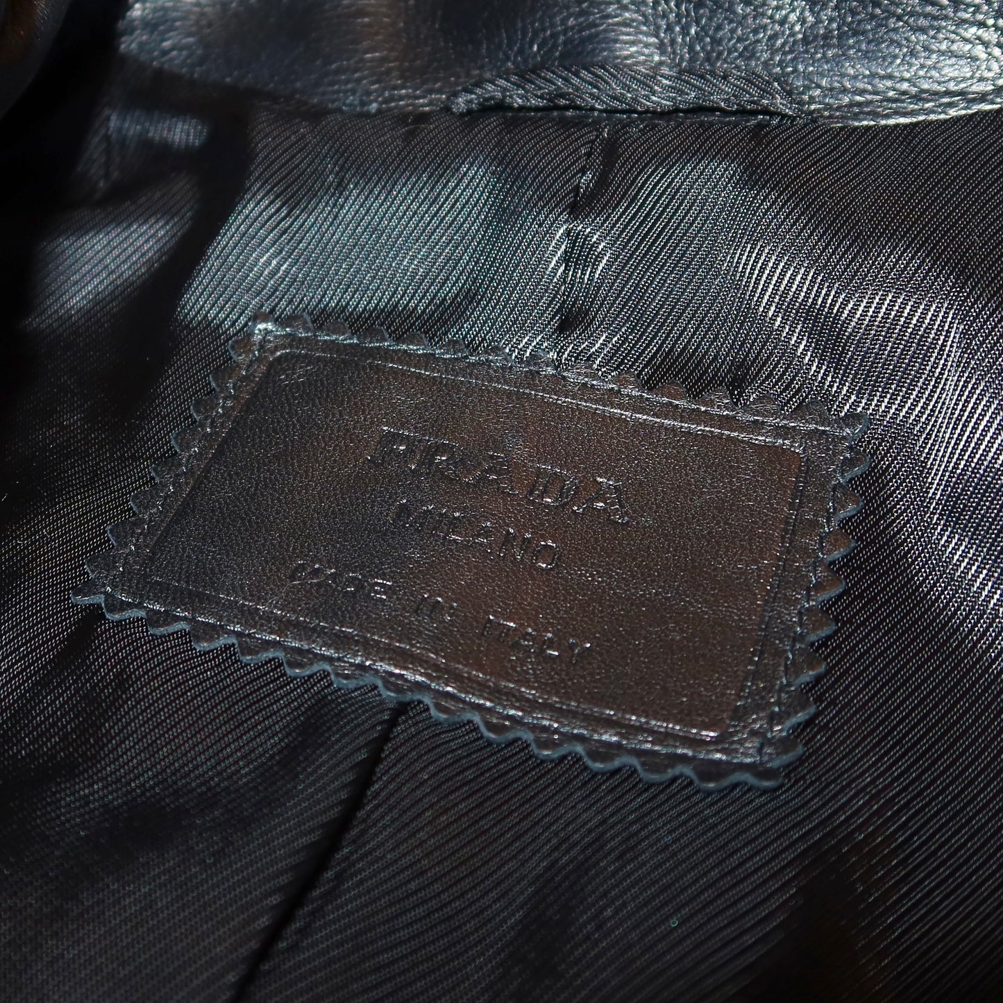 Prada AW1999 Leather Jacket