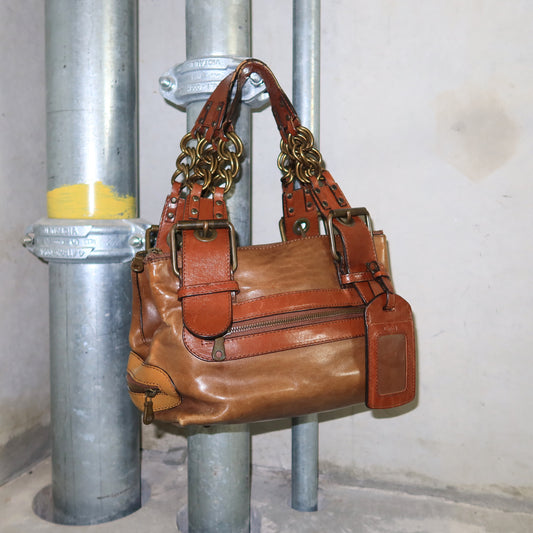 Chloé AW2003 Brown Chain Handle Camera Bag
