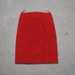 Prada Sport AW1999 Red Midi Skirt