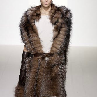 Marni AW2003 Fox Fur Scarf