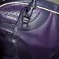 Prada SS2000 Purple Leather Bowling Bag