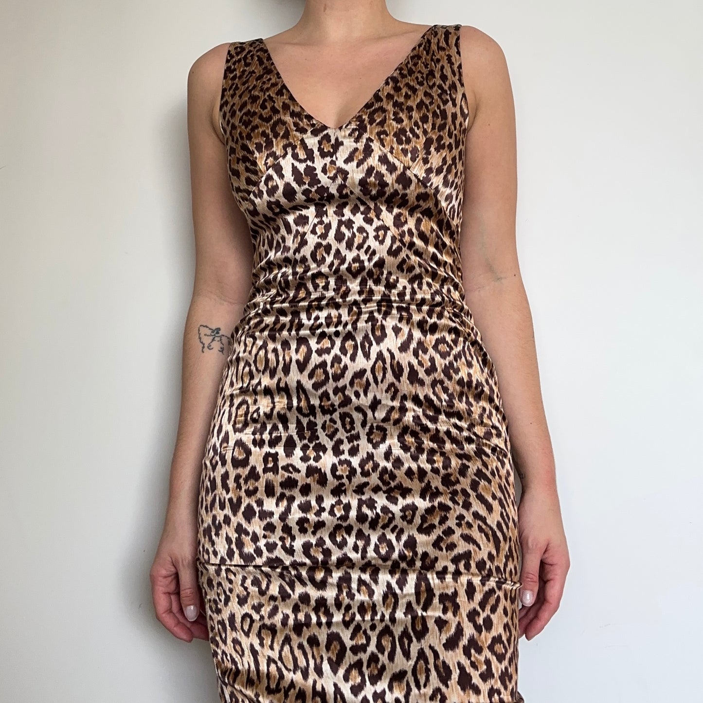 D&G Leopard Print Midi Dress