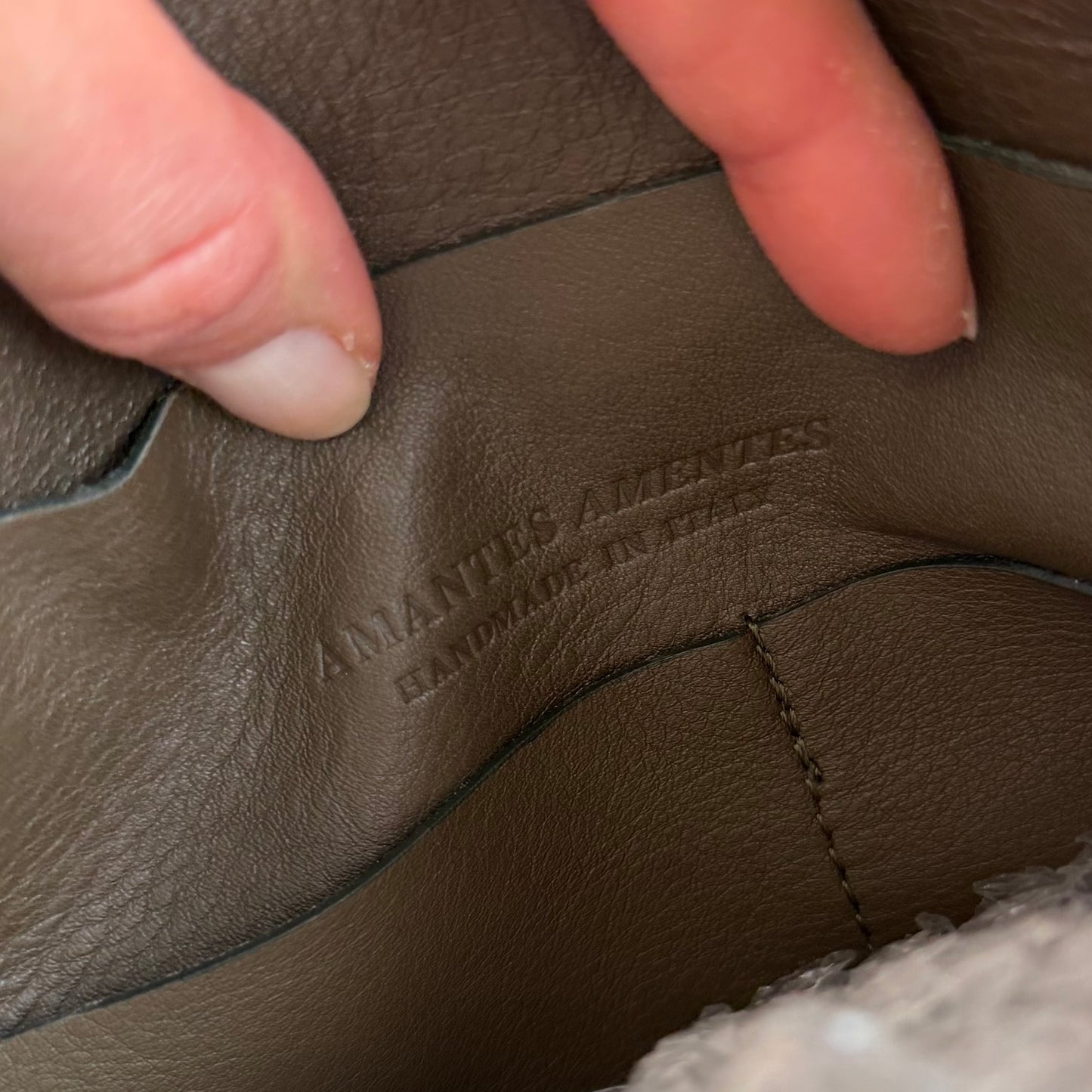 Vintage Italian Cowhide Bag