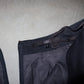 Tibi Blue Leather Grommet Skirt